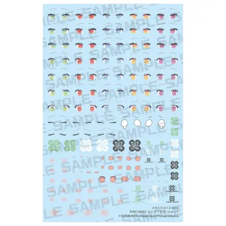 Megami Device M.S.G. Plastiková Modelová Stavebnice 1/1 Puni Mofu Lin Eye Decal Set fotografii produktu