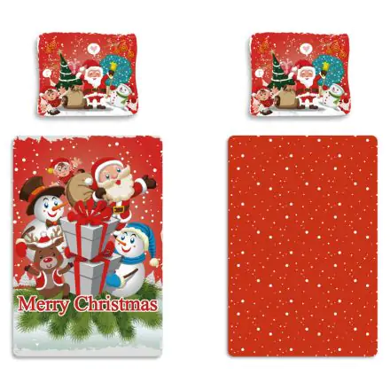 Merry Christmas, vánoční sada povlečení na přikrývku 140x200 cm, 70x90 cm fotografii produktu
