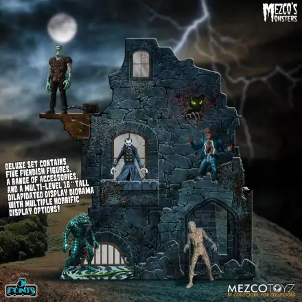 Mezco's Monsters 5 Points akční figurky Věž strachu Deluxe Set 9 cm termékfotója