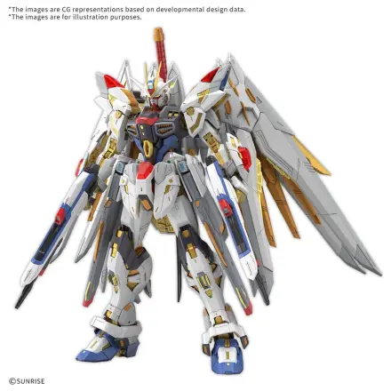 MGEX 1/100 Mighty Strike Freedom Gundam Mobile Suit Gundam SEED Freedom Master Grade Extreme Modelová sada fotografii produktu