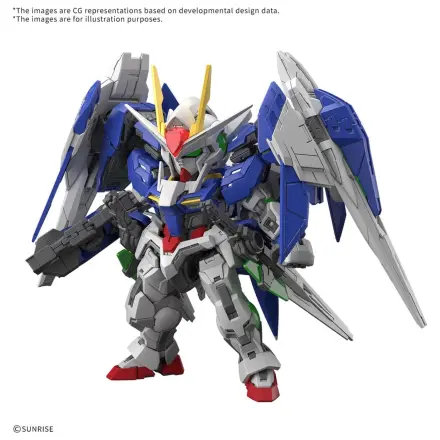 MGSD 00 Raiser Mobile Suit Gundam 00 Master Grade SD model stavebnice fotografii produktu
