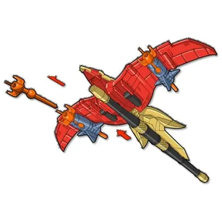 Mighty Morphin Power Rangers Thunderzord akční figurka Firebird fotografii produktu