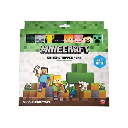 Minecraft Sada 8 propisovacích per s tenkým hrotem fotografii produktu