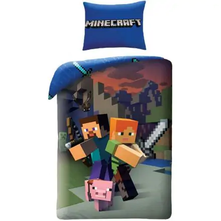 Minecraft povlečení set 140x200cm, 70x90cm fotografii produktu