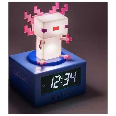 Minecraft Axolotl Ikona Lampa Budík 12 cm fotografii produktu