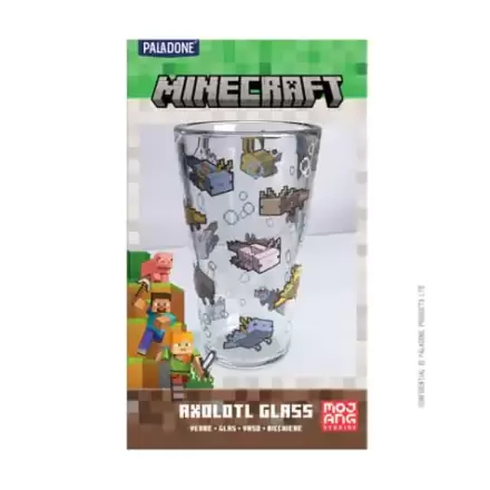 Minecraft Půllitrová Sklenice Axolotl fotografii produktu