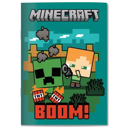 Minecraft Boom B/5 linkovaný zápisník 40 listů fotografii produktu