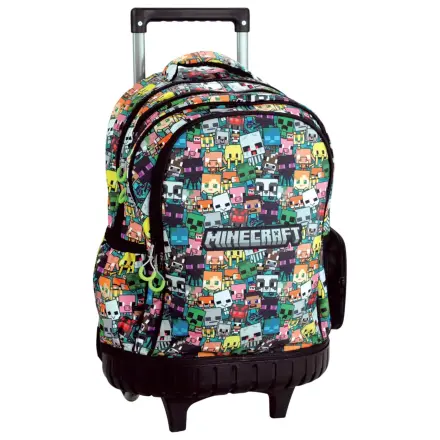 Minecraft Chibi Premium školní taška na kolečkách, taška 42 cm fotografii produktu