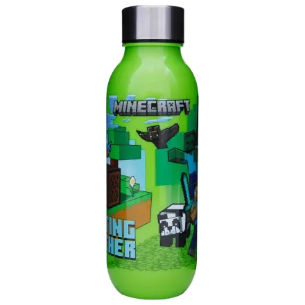 Minecraft Crafting plastová láhev na vodu se šroubovacím uzávěrem 640 ml fotografii produktu