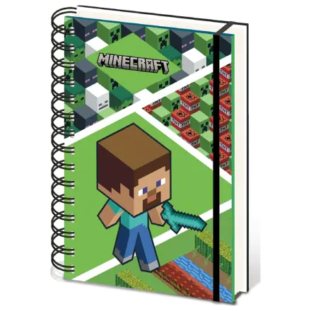 Minecraft Creeper A5 Wiro sešit fotografii produktu