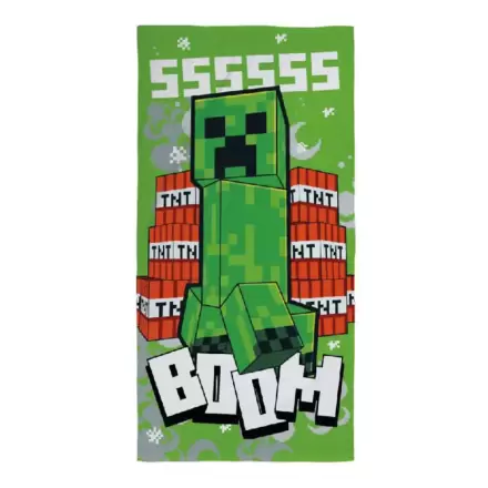Minecraft Ručník Creeper Boom 70 x 140 cm fotografii produktu