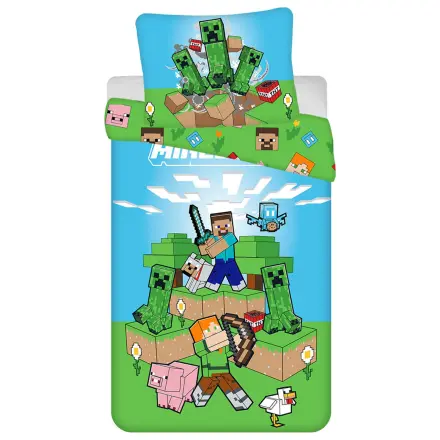 Minecraft Creeper Chaos povlak na peřinu fotografii produktu