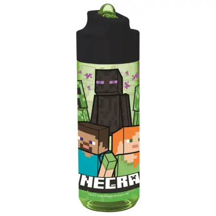 Minecraft Creeper Hydro tritan plastová láhev s brčkem 540 ml fotografii produktu