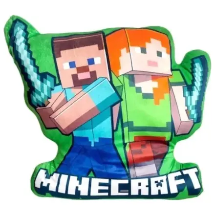 Minecraft Duo 3D tvarovaný polštář, dekorační polštář 40 cm fotografii produktu