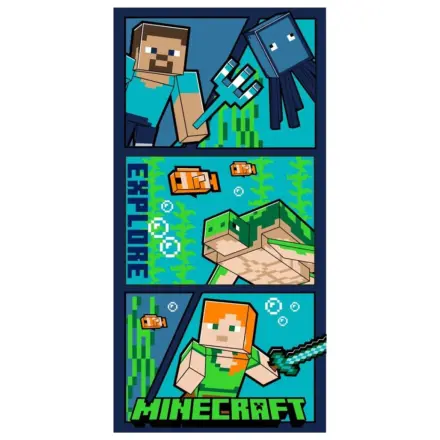 Minecraft Explore Ručník 70x140 cm fotografii produktu