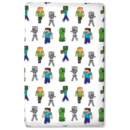 Minecraft napínací prostěradlo 90 x 200 fotografii produktu