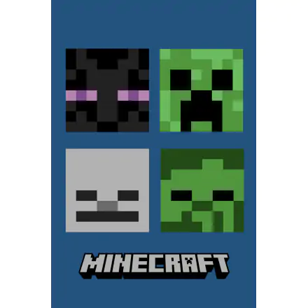 Minecraft Hostile Mobs polar deka 100*150cm fotografii produktu
