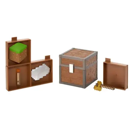 Minecraft Truhla s pokladem Plains 10 cm fotografii produktu
