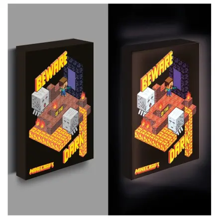Minecraft Světelné Plátno 40x30 cm fotografii produktu