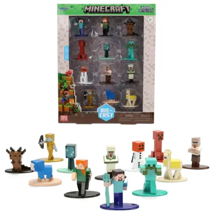 Minecraft Nano Metalfigs Mini figurky 12 kusů v balení fotografii produktu