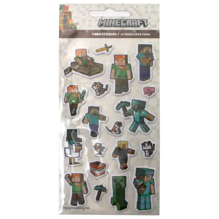 Minecraft Pixel Pals Puffy Sponge sada samolepek fotografii produktu