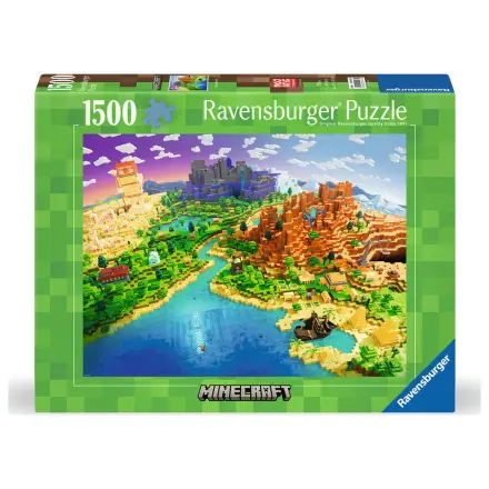 Minecraft puzzle 1500 dílků fotografii produktu