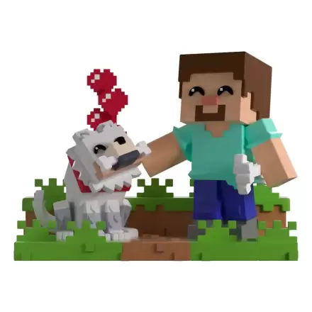 Minecraft vinylová figurka ochočování vlka 10 cm fotografii produktu