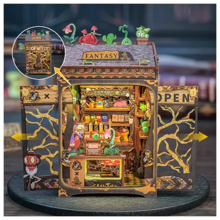 MINIATURE HOUSE DIY Fantasy Plant Shop 146 dílů + LED světelná stavebnice fotografii produktu