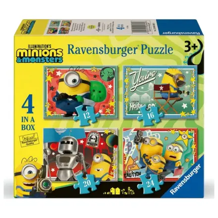 Minions 3 puzzle 12-16-20-24ks fotografii produktu