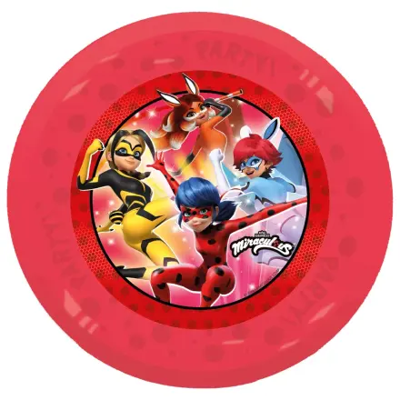 Miraculous Hero Micro Premium Plastic plochý talíř, sada 4 kusů, 21 cm fotografii produktu