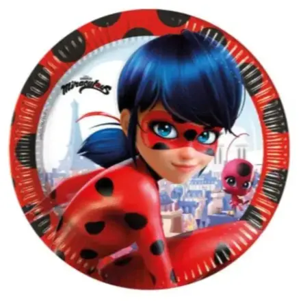 Miraculous Ladybug, Tales of Ladybug & Cat Noir Papírové talíře 8 ks 23 cm FSC fotografii produktu
