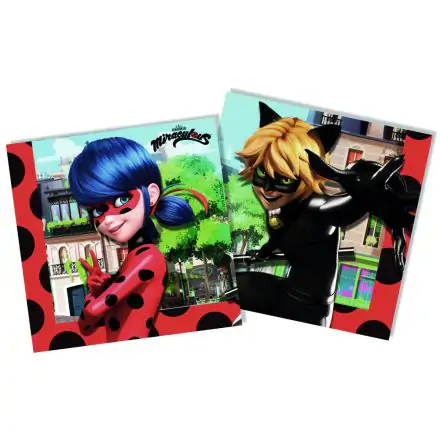 Miraculous Ladybug, Ladybug and Cat Noir adventures ubrousky 20 ks fotografii produktu