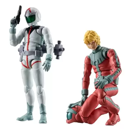 Mobile Suit Gundam G.M.G. Collection EX 09 akční figurky 2-balení Earth Federation Amuro Ray & Char Aznable Normal Suit Ver. (s dárkem) 10 cm fotografii produktu