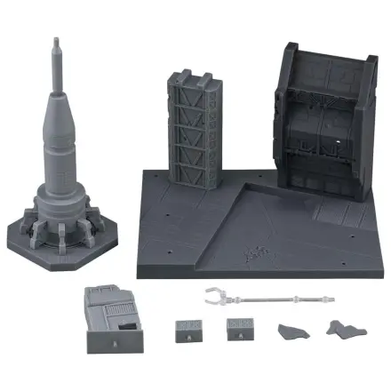 Mobile Suit Gundam SEED Realistic Model Series Diorama G Structure GS06M Heliopolis Battle Stage Material Color Edition 18 cm fotografii produktu