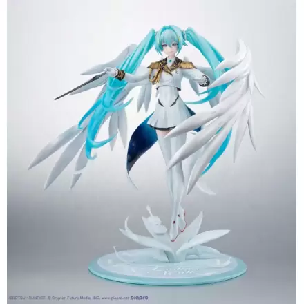 Mobile Suit Gundam x Hatsune Miku Lucrea PVC socha Hatsune Miku x Wing Gundam Zero EW 45. výročí 27 cm fotografii produktu