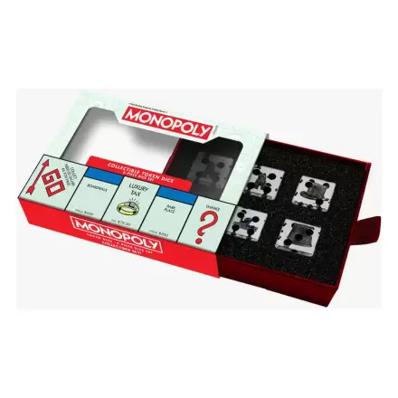 Monopoly Dice Set Token Oversized - Sada kostek a žetonů Monopoly - Nadměrná velikost fotografii produktu