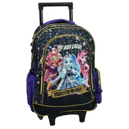 Monster High Crew školní taška na kolečkách, taška 46 cm fotografii produktu