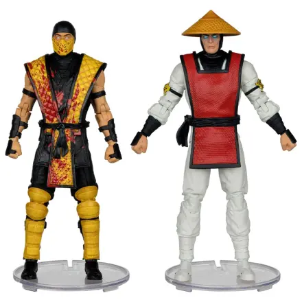 Mortal Kombat akční figurky 2-balení Scorpion vs. Raiden (Klassics) 18 cm fotografii produktu