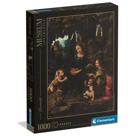 Muzeum Louvre Leonardo - The Virgin of the Rocks puzzle 1000 ks fotografii produktu