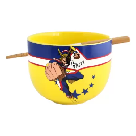 My Hero Academia miska na ramen s hůlkami All Might 414 ml termékfotója