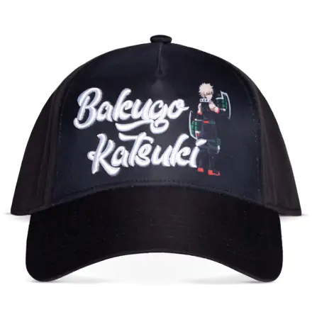 My Hero Academia Kšiltovka se zahnutým kšiltem Katsuki Bakugo 3D Logo fotografii produktu