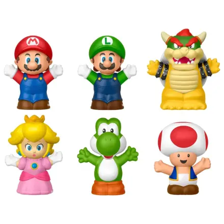 My Mario Little People Collector sada 6 sběratelských minifigurek 7 cm fotografii produktu