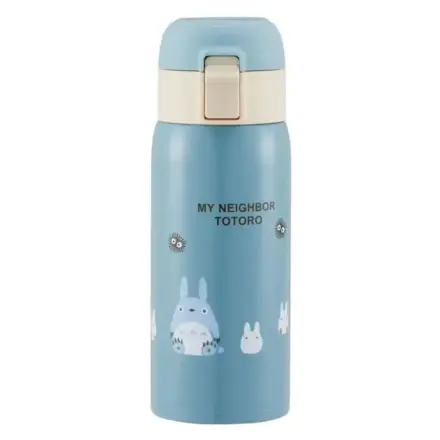 My Neighbor Totoro láhev na vodu jedním stiskem matná modrá 350 ml fotografii produktu