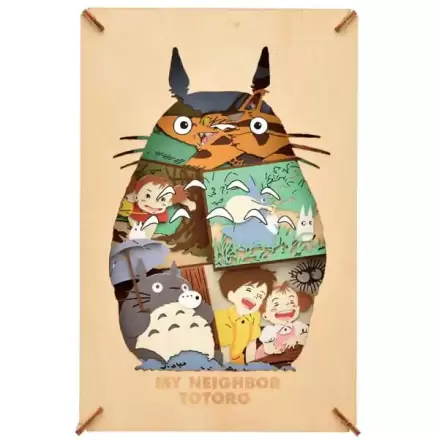 My Neighbor Totoro Paper Model Kit Papírové divadlo Wood Style Silhouette Big Totoro termékfotója