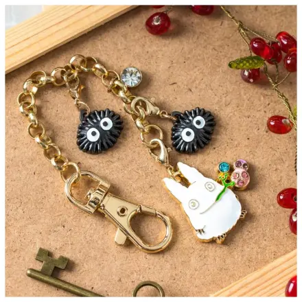 My Neighbor Totoro White Totoro & Fruits Chainette charms  fotografii produktu