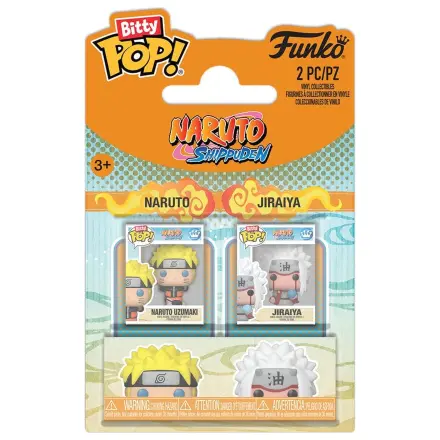 Naruto Bitty Funko POP! Vinylové figurky balení 2 kusů Naruto a Jiraiya 2 cm fotografii produktu