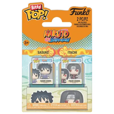 Naruto Bitty Funko POP! Vinylové figurky 2-Pack Sasuke & Itachi 2 cm fotografii produktu