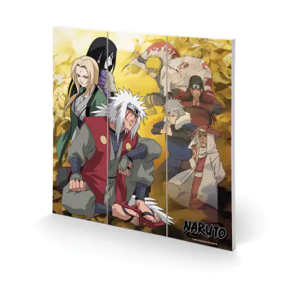 Dřevěná nástěnná dekorace Naruto Fallen Leaves And Fallen Comrades fotografii produktu