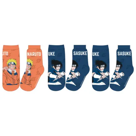 Naruto Sasuke Dětské ponožky 23/26 fotografii produktu