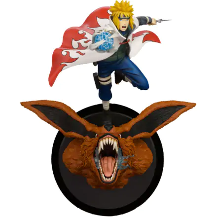 Naruto Shippuden PVC Socha 1/8 Minato Namikaze Vs Nine Tailed Fox 41 cm termékfotója